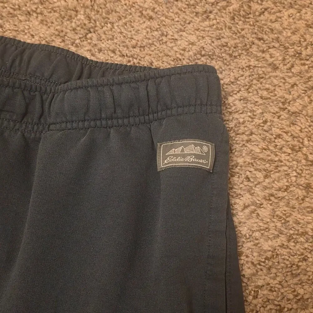 Eddie-bauer Men's Grey and Blue Joggers-tracksuits